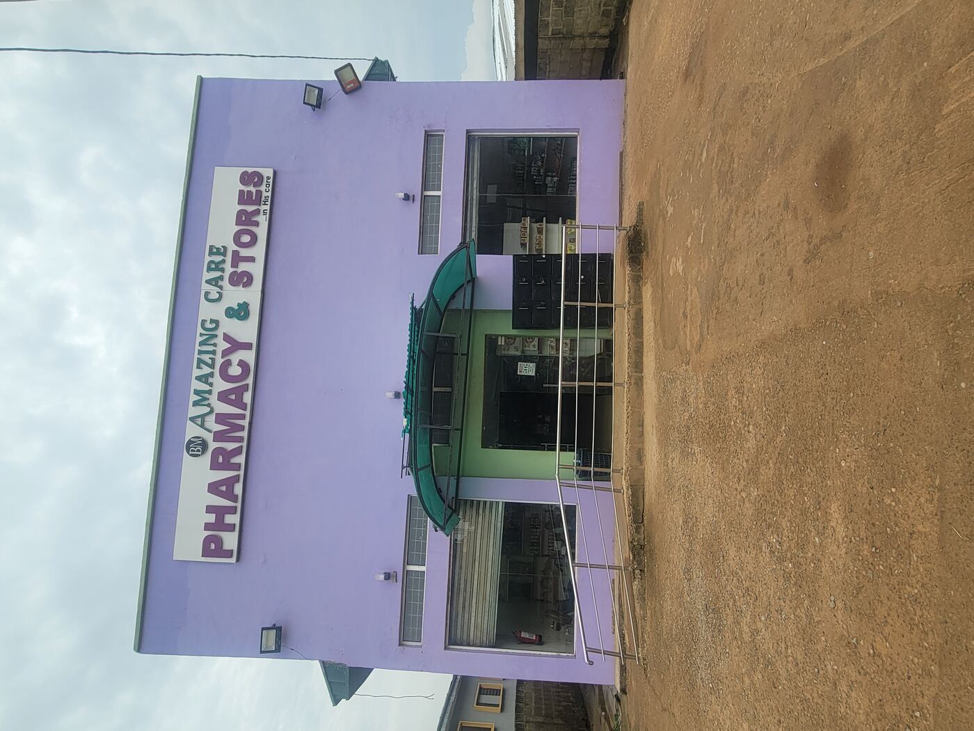 BM Amazingcare Pharmacy and Stores storefront, Odo Ona Apata, Ibadan